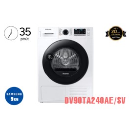 Máy sấy bơm nhiệt Samsung 9 kg DV90TA240AE/SV